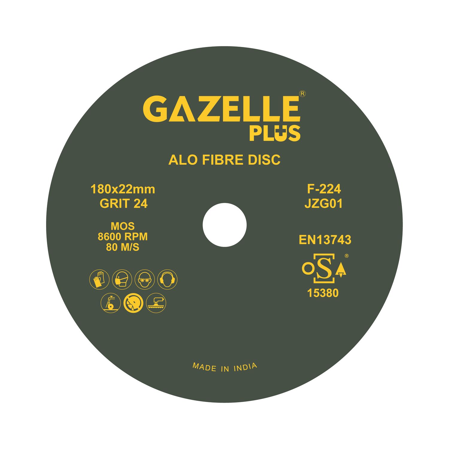 Gazelle Fibre Discs F224/7/24 Thumbnail 0