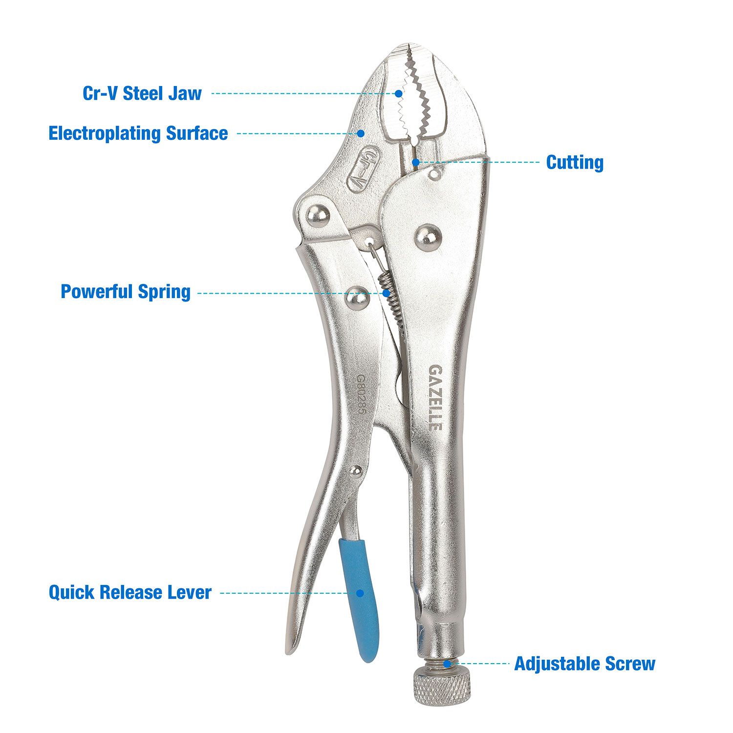 Gazelle Locking Pliers G80285 Thumbnail 2