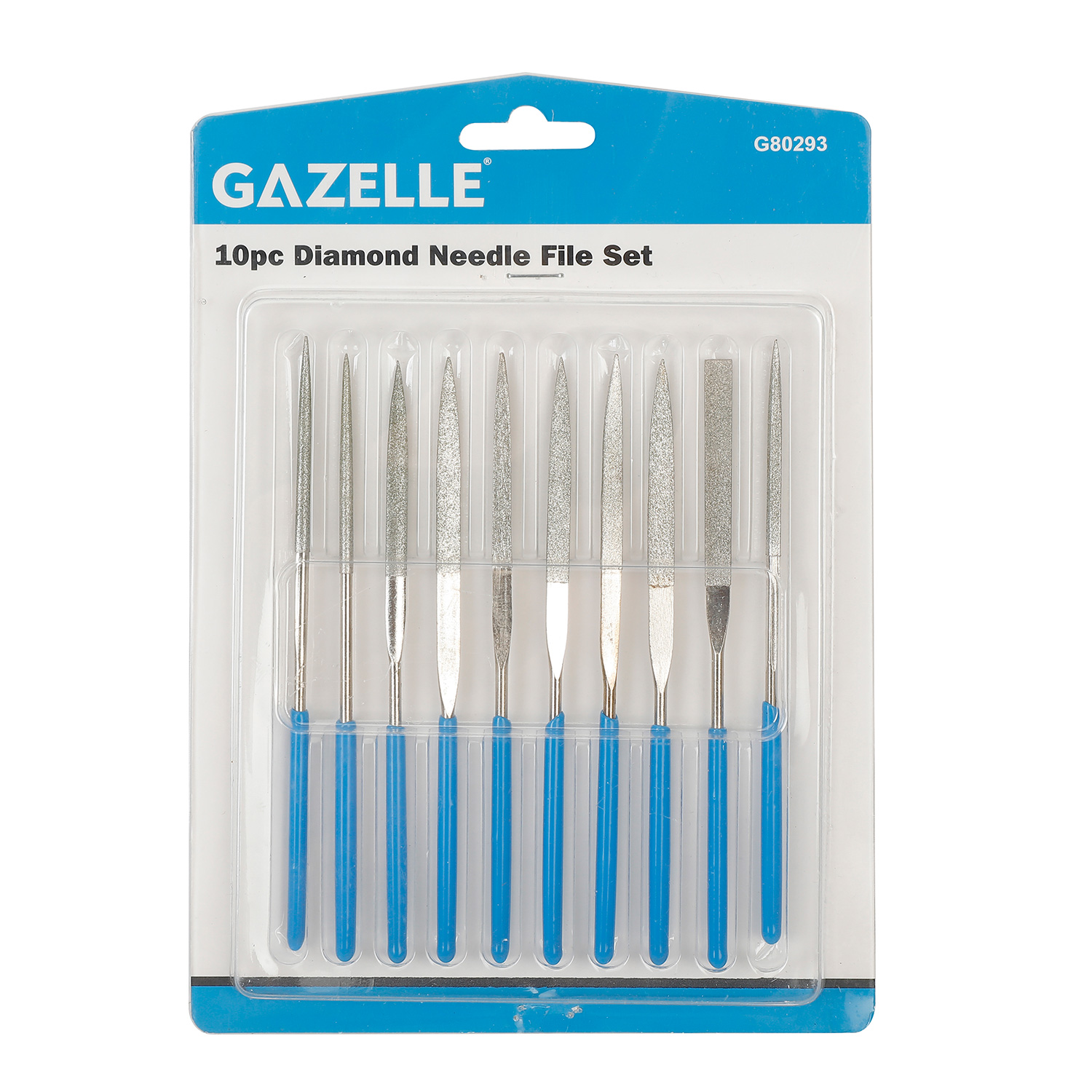 Galerians file.A B セット Gazelle G80293 Diamond Needle File Set, 10-Pieces