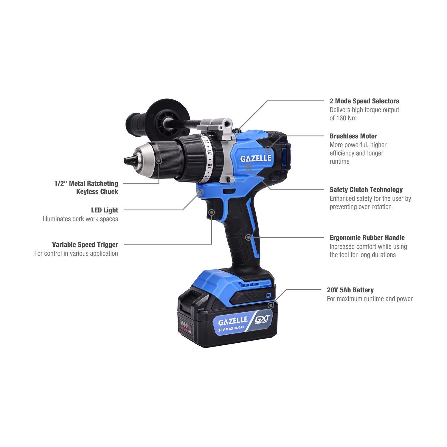 Gazelle Hammer Drills GC2030i Thumbnail 1