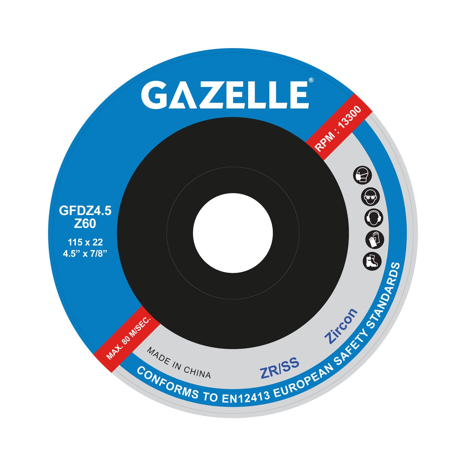 Gazelle Flap Discs GFDZ4560G Thumbnail 0