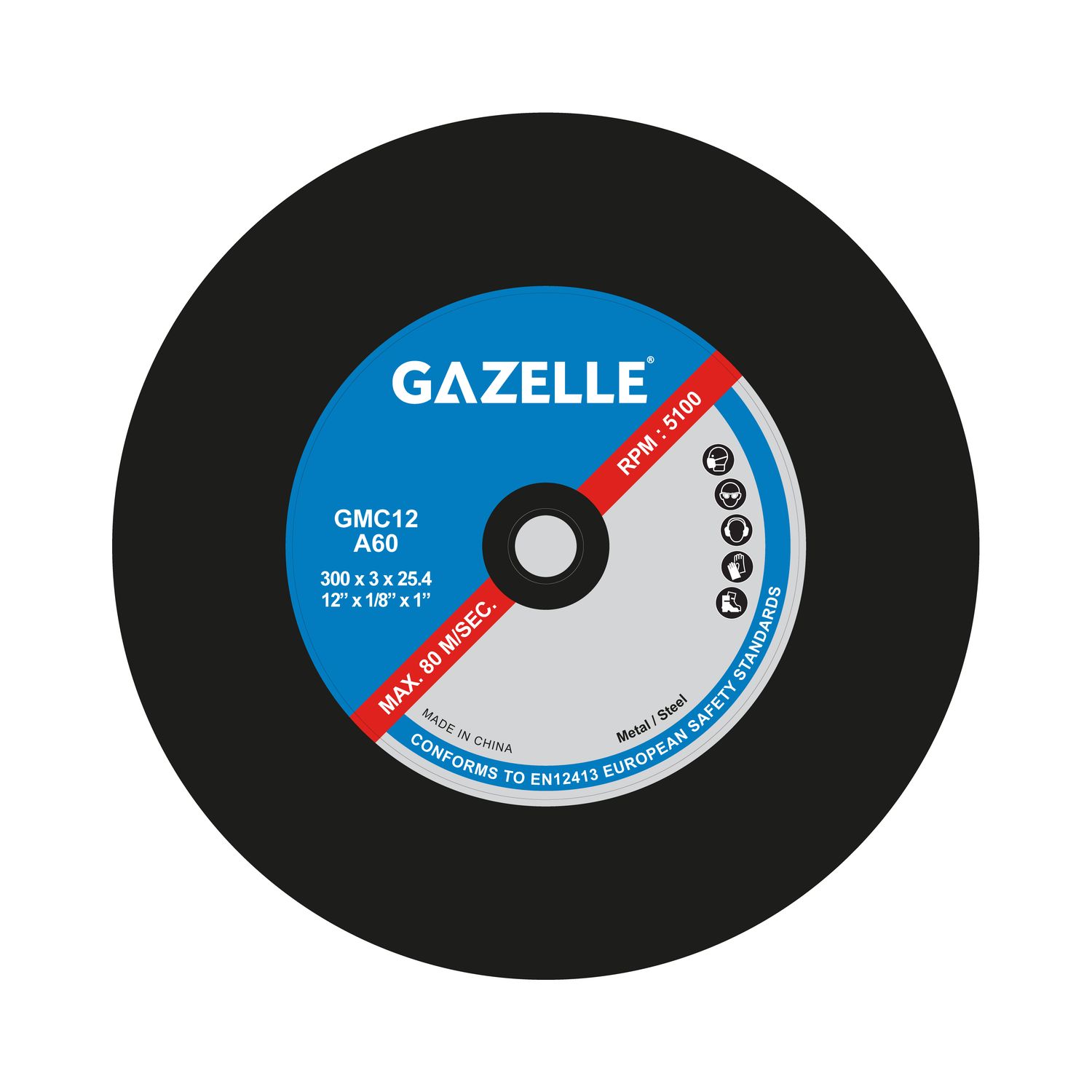 Gazelle Metal Cutting Discs GMC12 Thumbnail 0