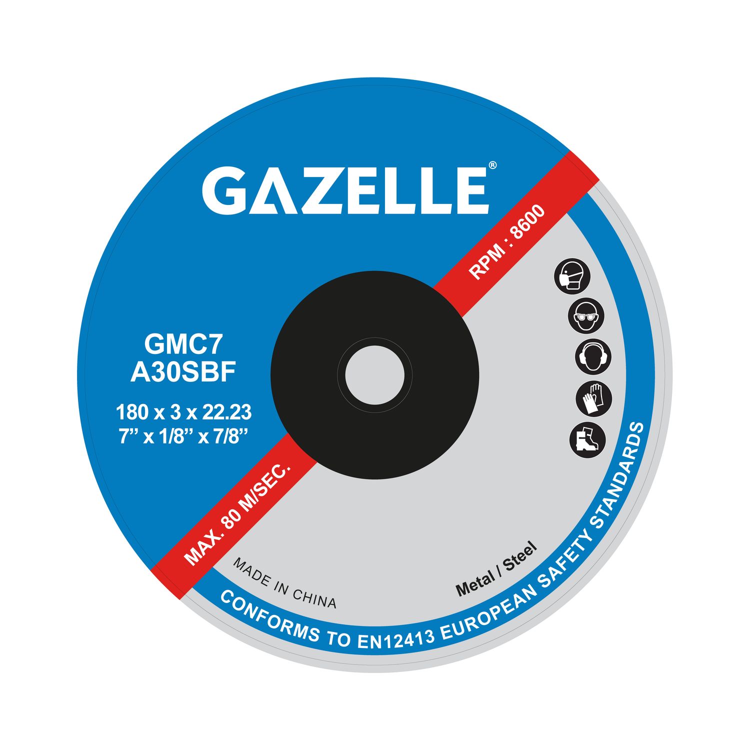 Gazelle Metal Cutting Discs GMC7 Thumbnail 0