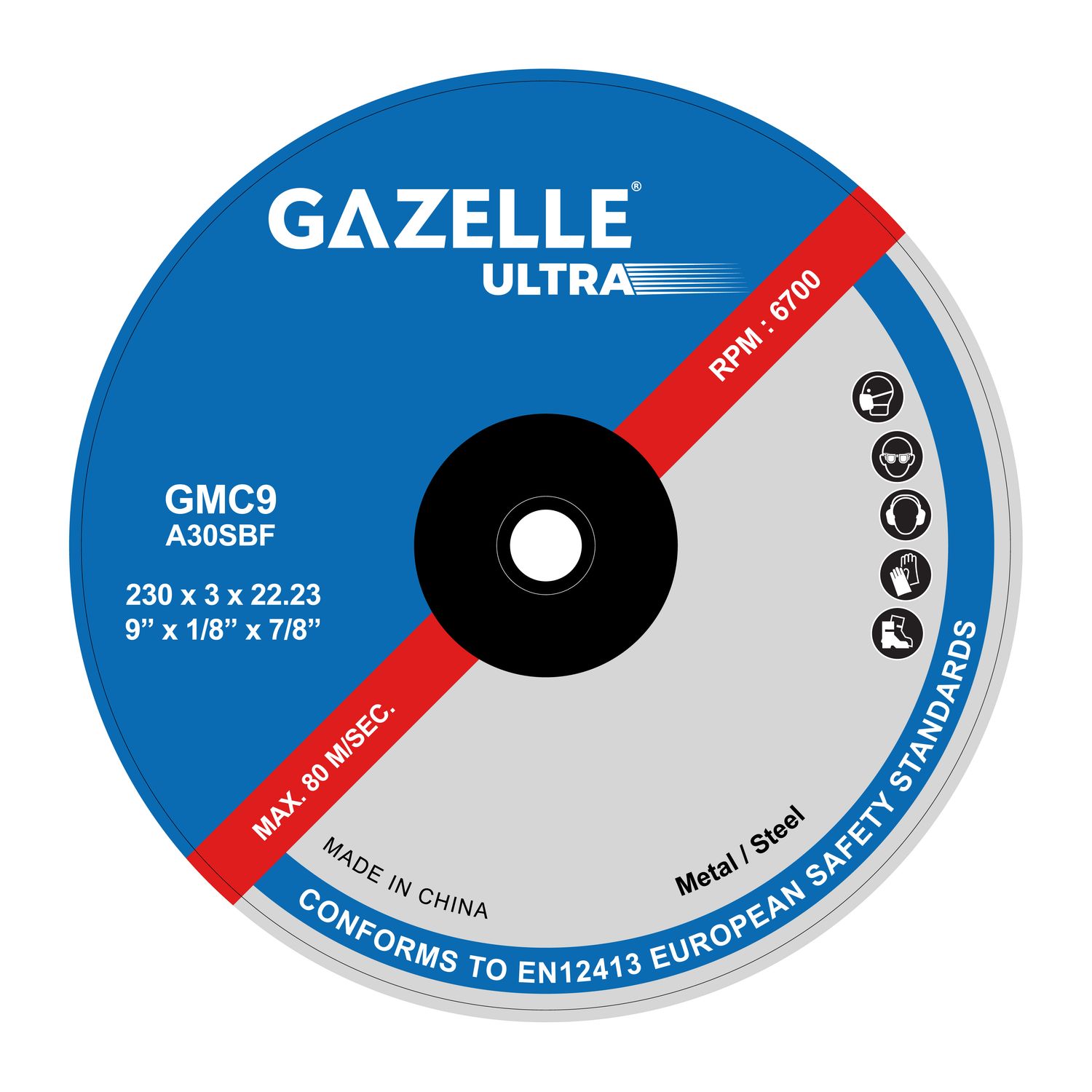 Gazelle Metal Cutting Discs GMC9-ULTRA Thumbnail 0