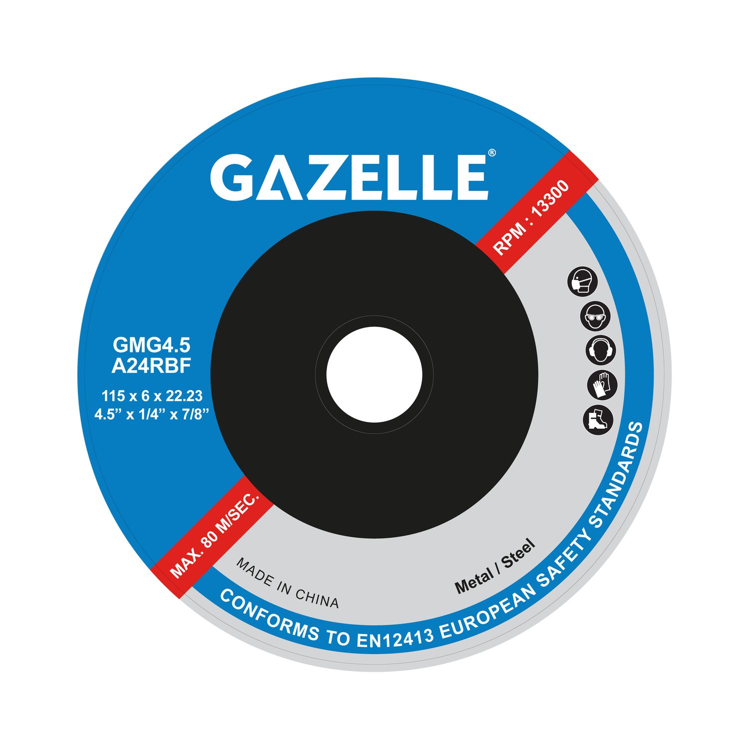 Gazelle Metal Grinding Discs GMG4.5-Rapid Thumbnail 0
