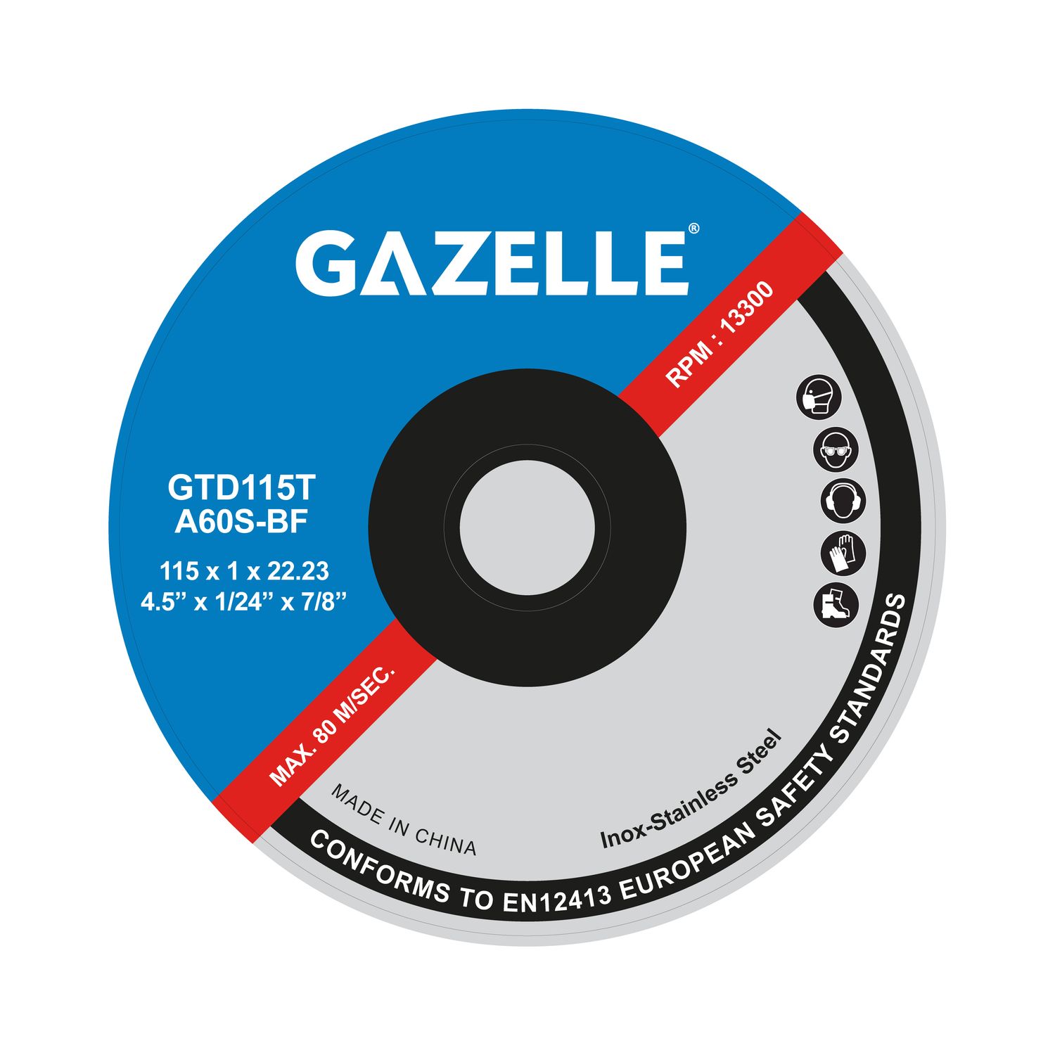 Gazelle Metal Cutting Discs GTD115T Thumbnail 0