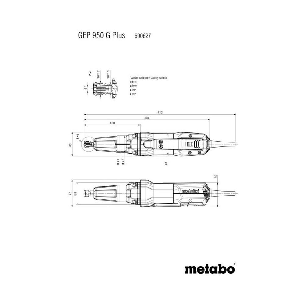 Metabo Die Grinders 600627420 Thumbnail 4