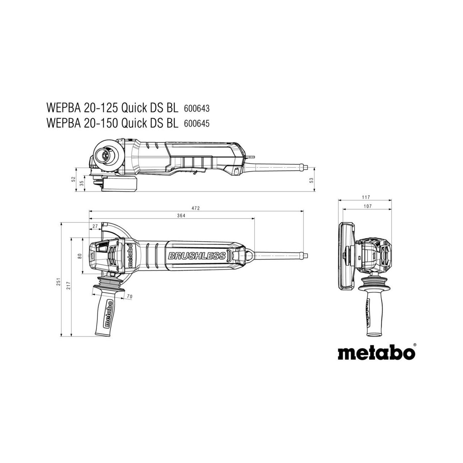 Metabo Angle Grinders 600643000 Thumbnail 11