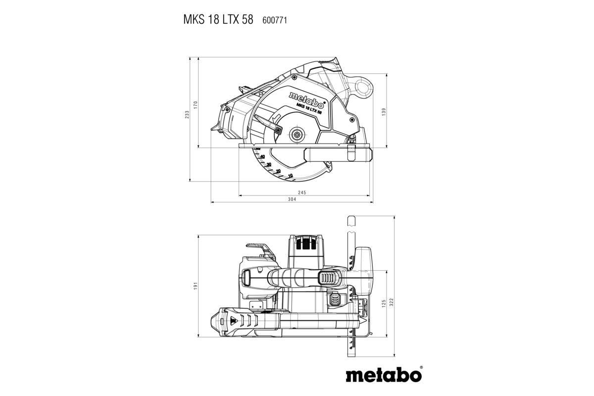 Metabo Circular Saws 600771890 Thumbnail 5