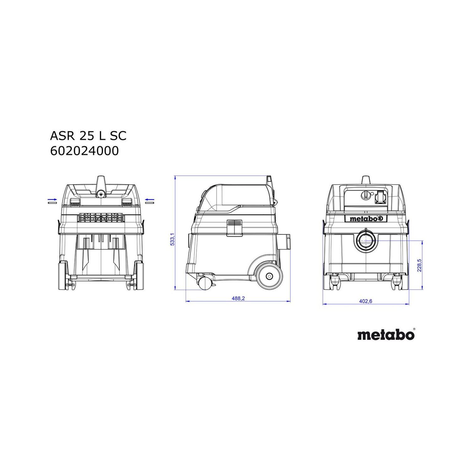 Metabo Vacuum Cleaners 602024000 Thumbnail 4