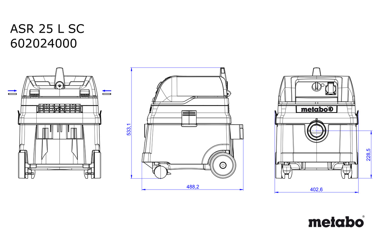 Metabo Dust Extractors 602024390 Thumbnail 6