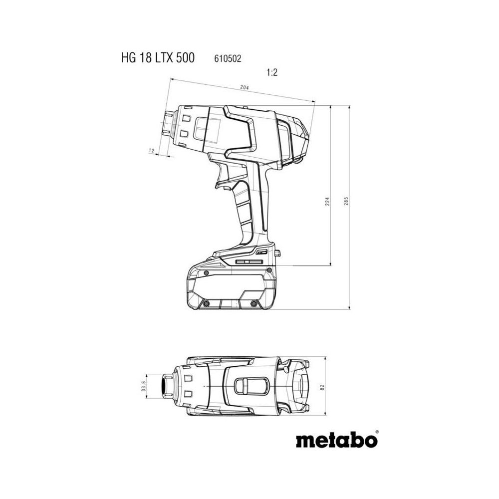 Metabo Heat Guns 610502850 Thumbnail 2