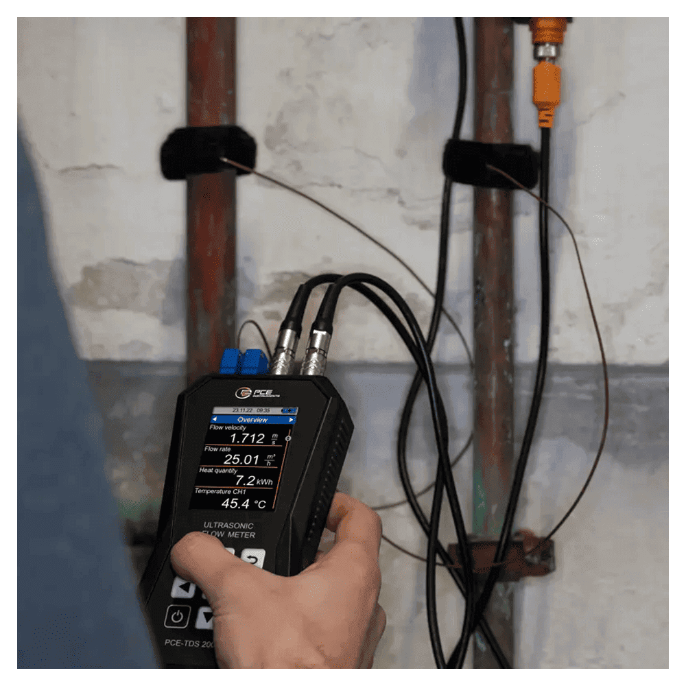PCE Instruments Ultrasonic Flow Meters TDS 200+ SM Thumbnail 5