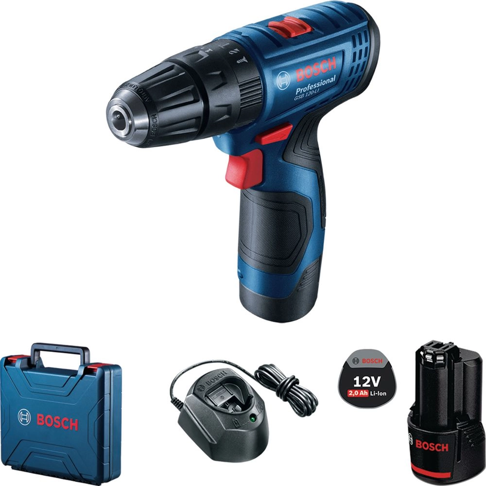 Bosch Hammer Drills GSB 120-LI KIT Thumbnail 0