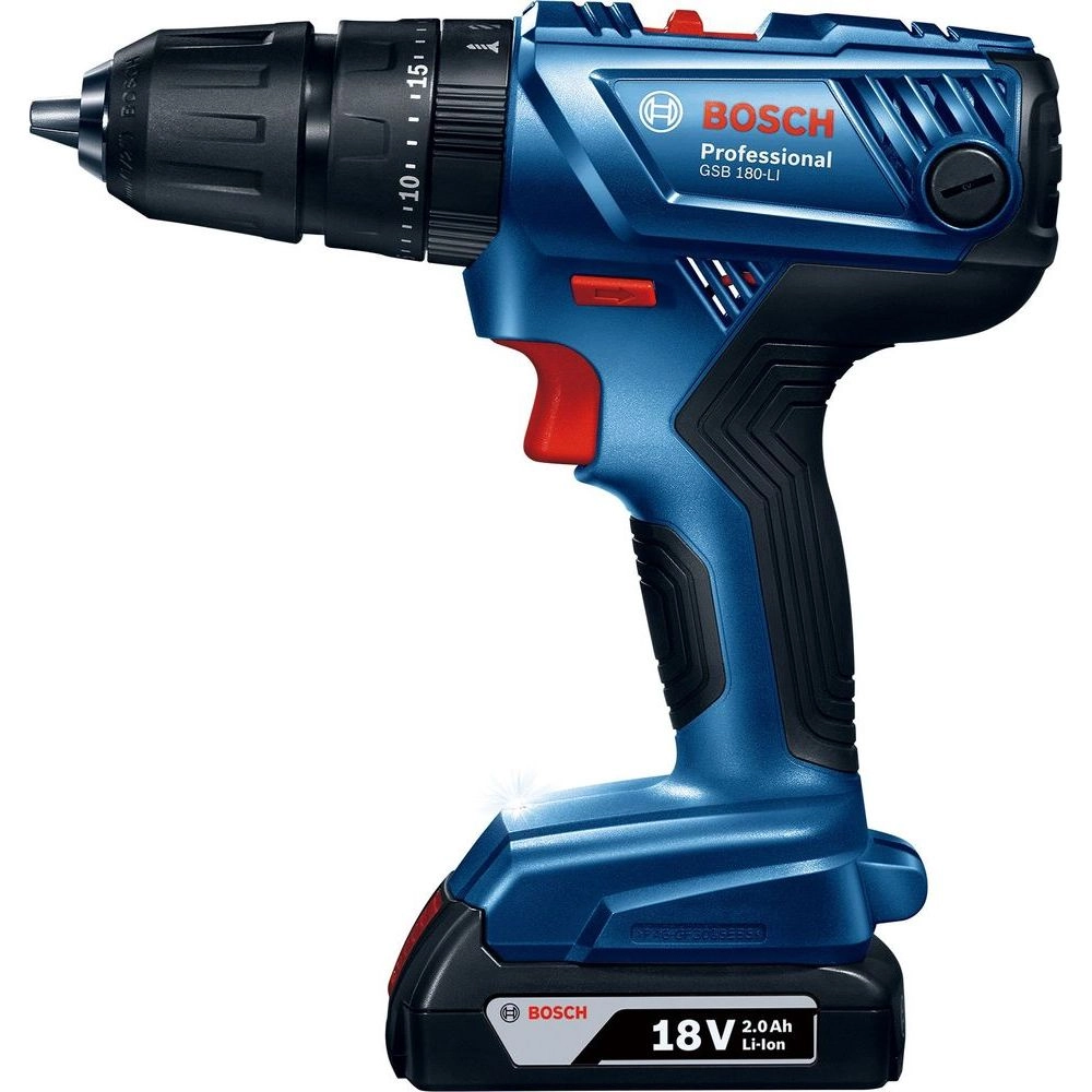 Bosch Hammer Drills GSB 180-LI 2.0Ah KIT Thumbnail 1