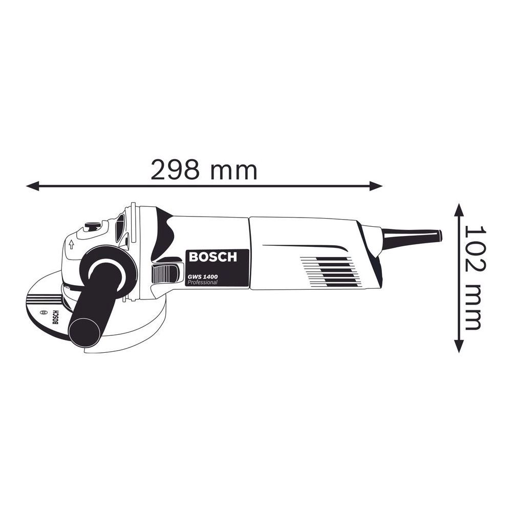 Bosch Angle Grinders GWS 1400 Thumbnail 2