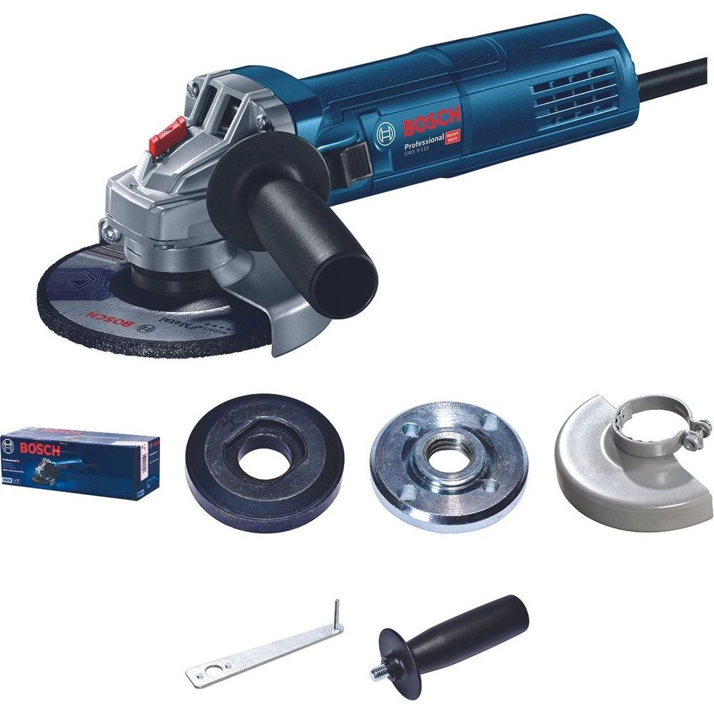 Bosch Angle Grinders GWS 9-115 + CB Thumbnail 0