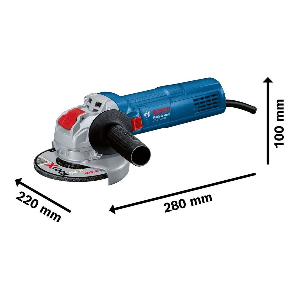 Bosch Angle Grinders GWX 750-115 Thumbnail 1