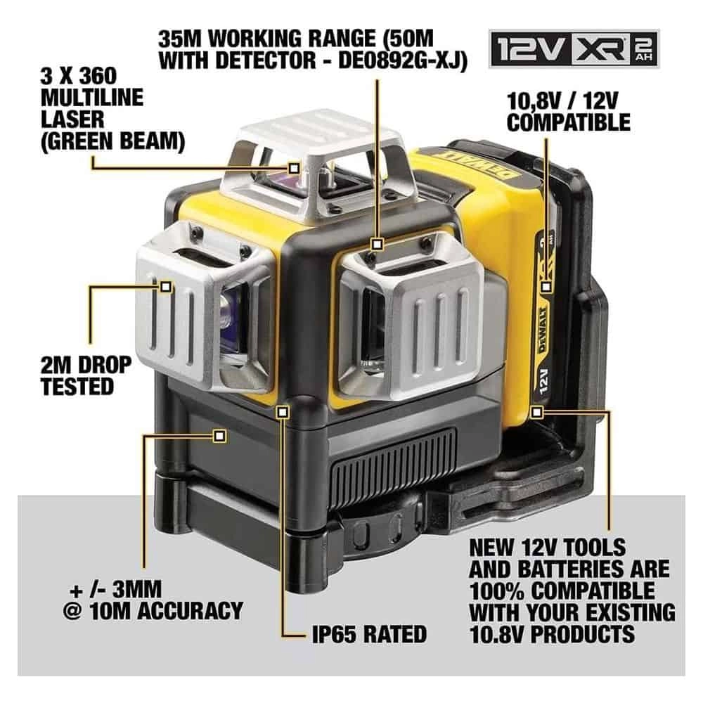 Dewalt Laser Levels DCE089D1G-GB Thumbnail 1
