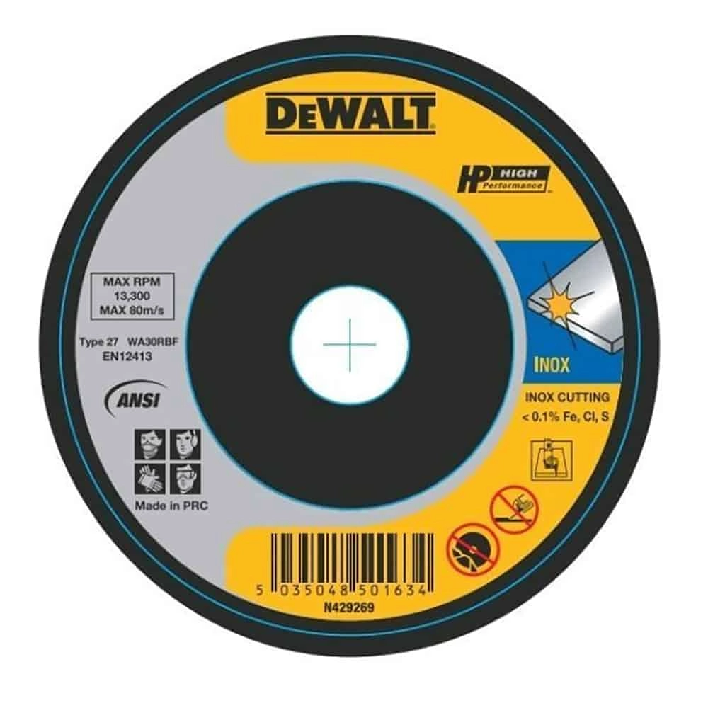 Dewalt Stainless Steel Cutting Discs DWA4522SIA-AE Thumbnail 0