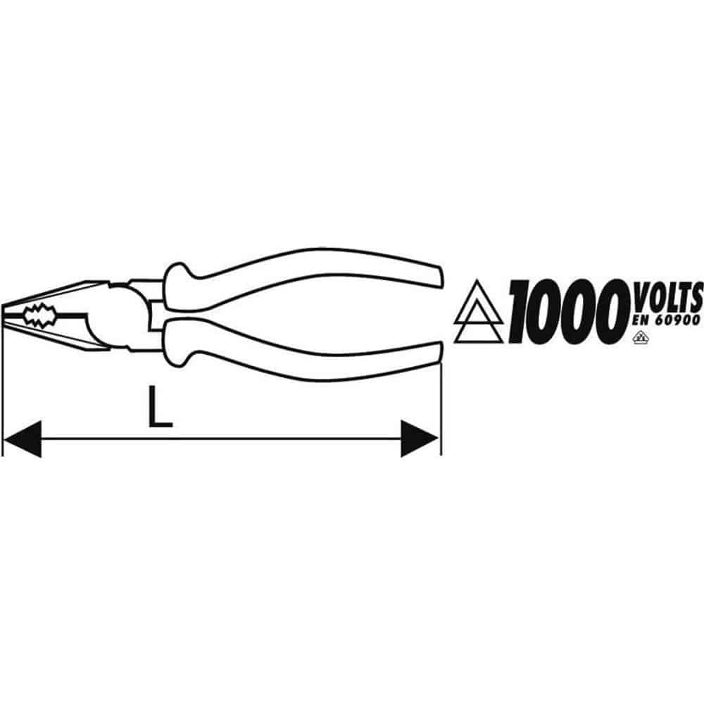 Expert Insulated Pliers E050412 Thumbnail 1