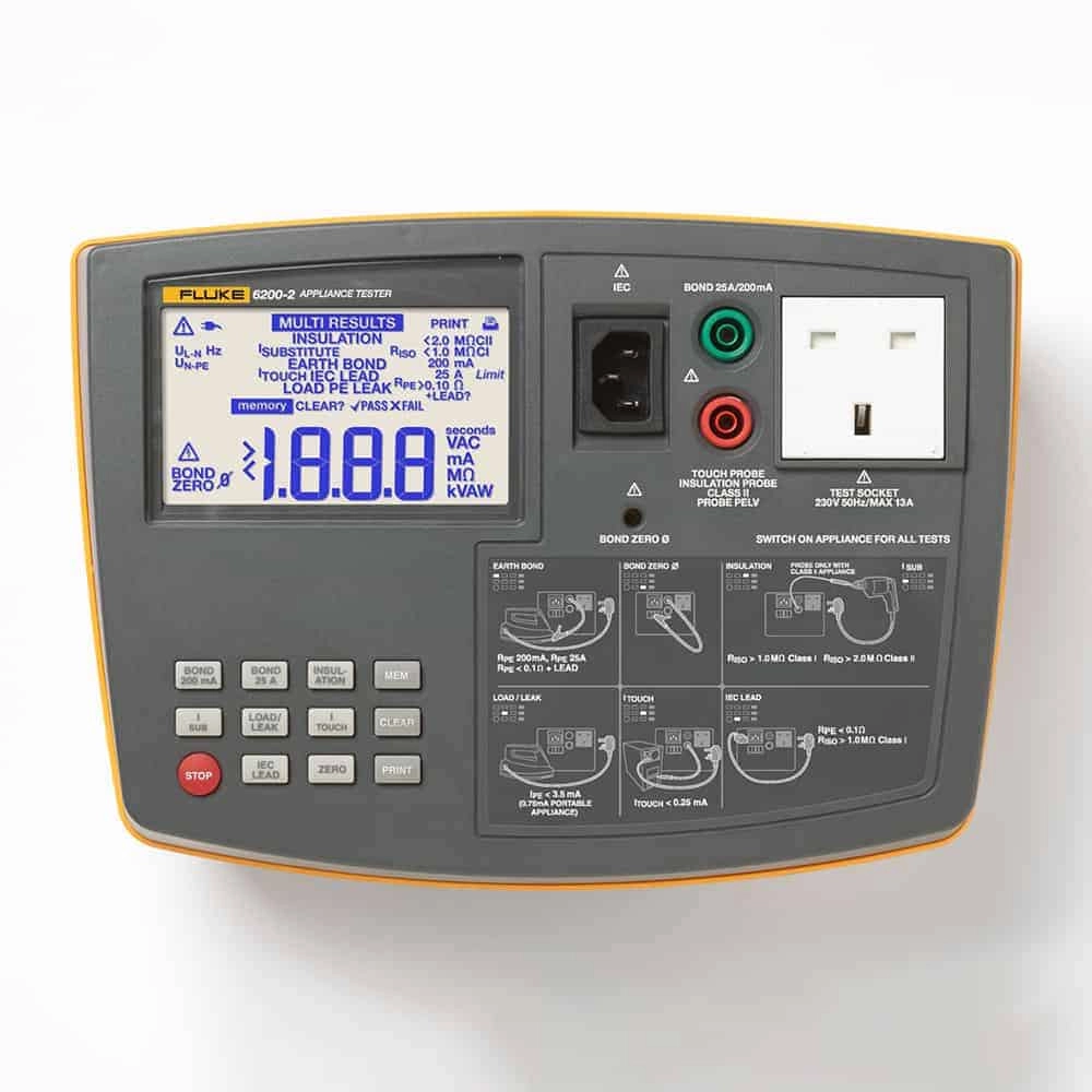 Fluke Portable Appliance Testers 6200-2 UK Thumbnail 0