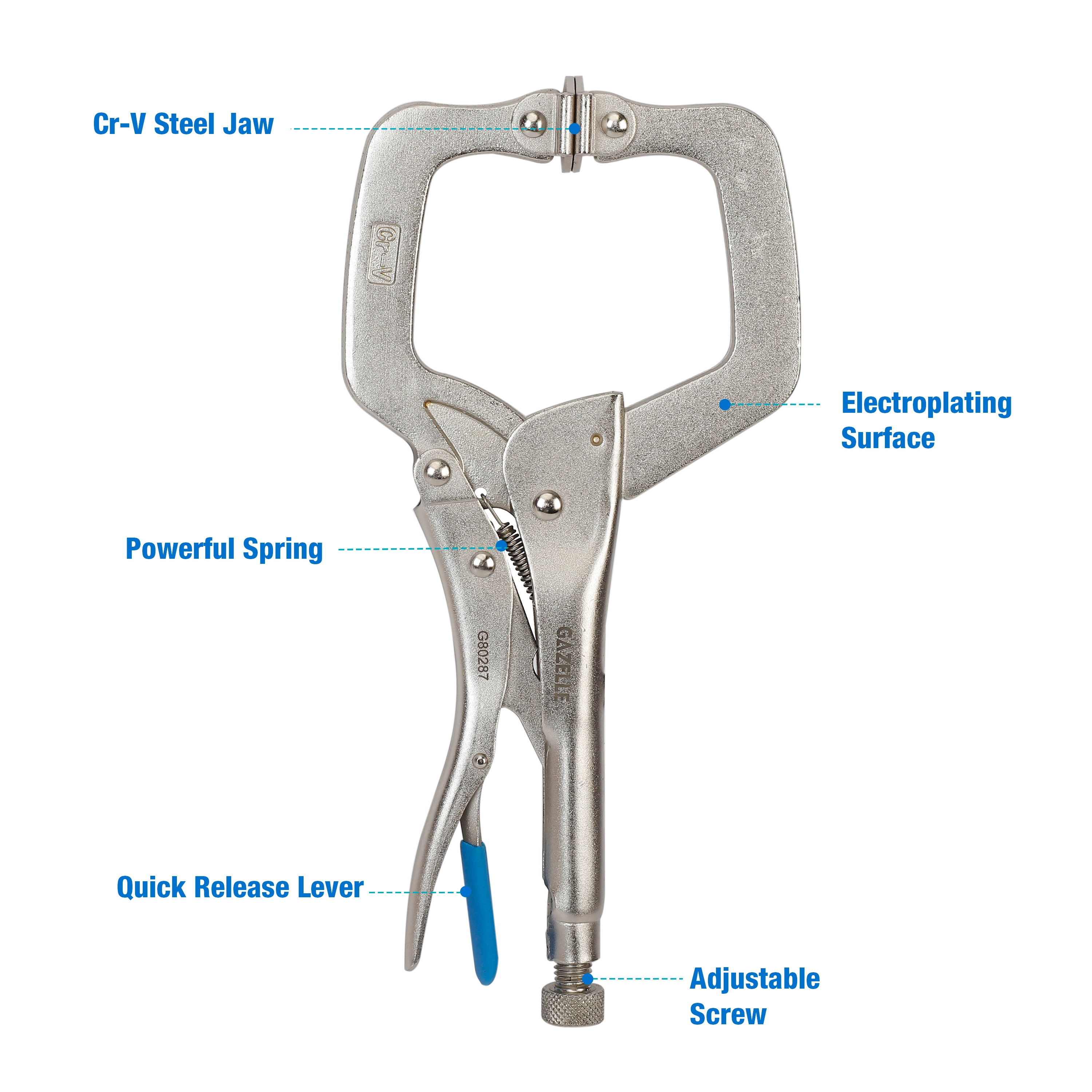 Gazelle Locking Pliers G80287 Thumbnail 3