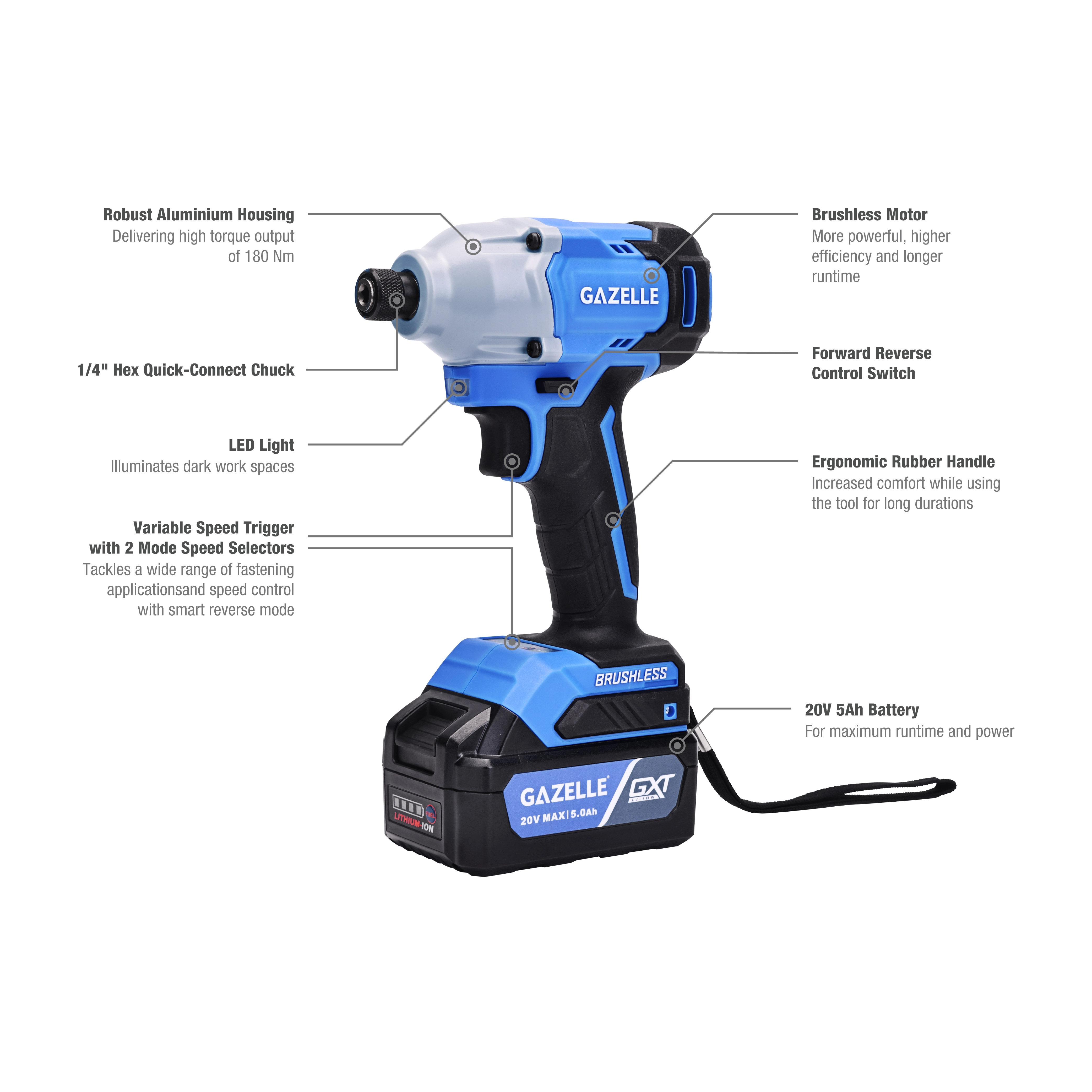 Gazelle Impact Drivers GC2032 Thumbnail 1