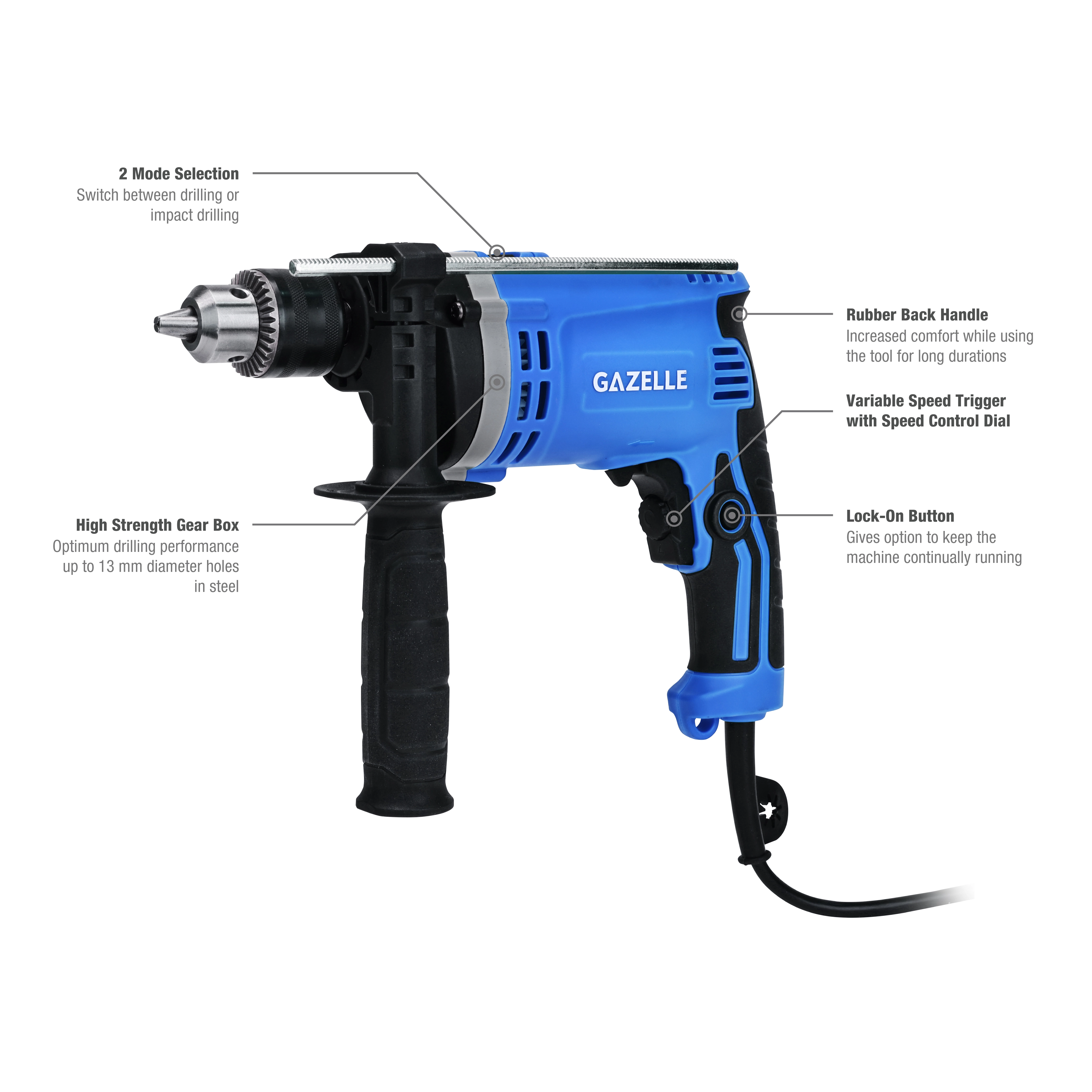 Gazelle Hammer Drills GD1320 Thumbnail 1