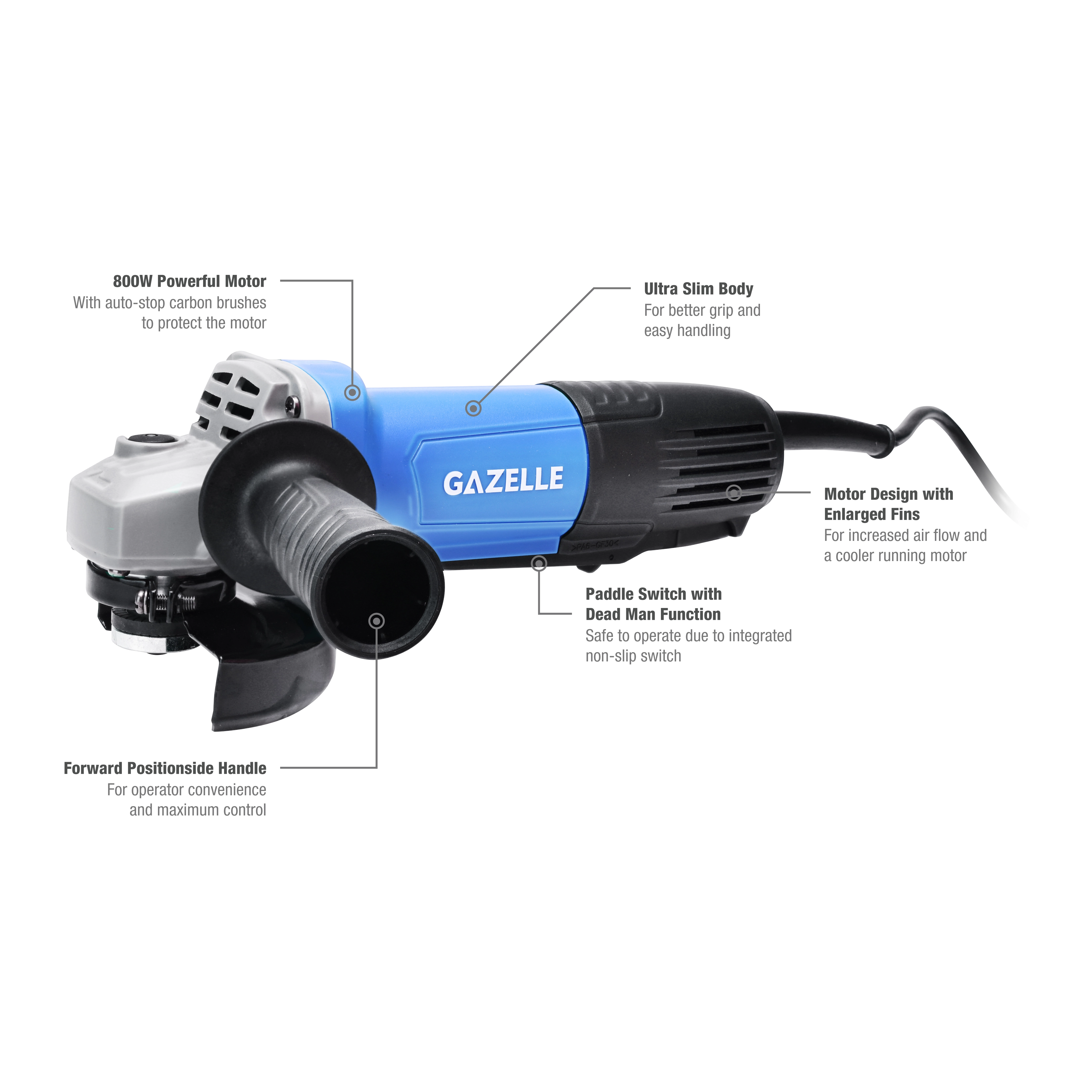 Gazelle Angle Grinders GM4010 Thumbnail 1