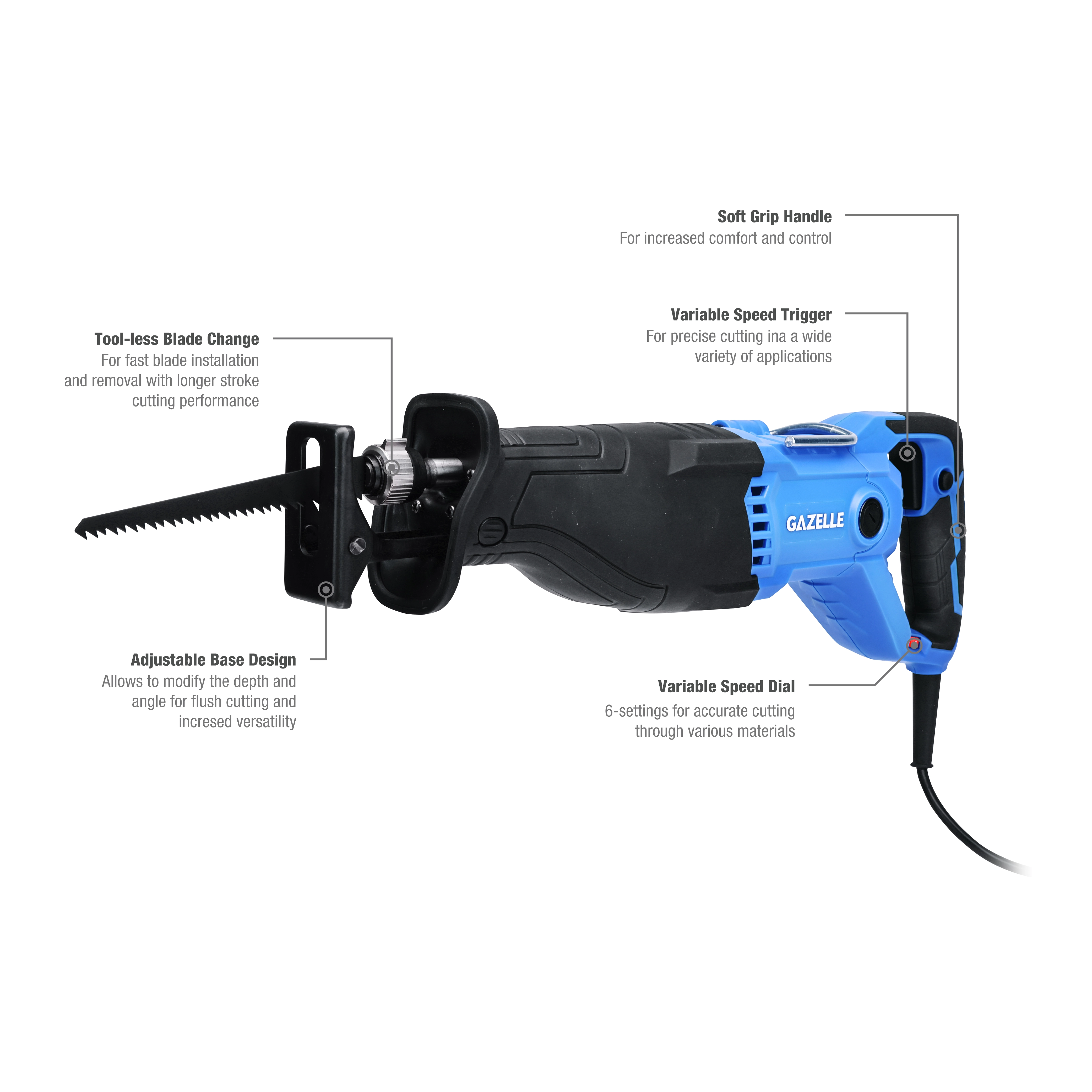 Gazelle Reciprocating Saws GM4560 Thumbnail 1