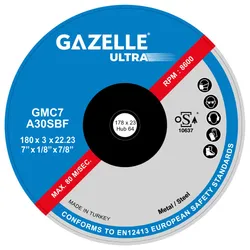 Gazelle Metal Cutting Discs GMC7-ULTRA