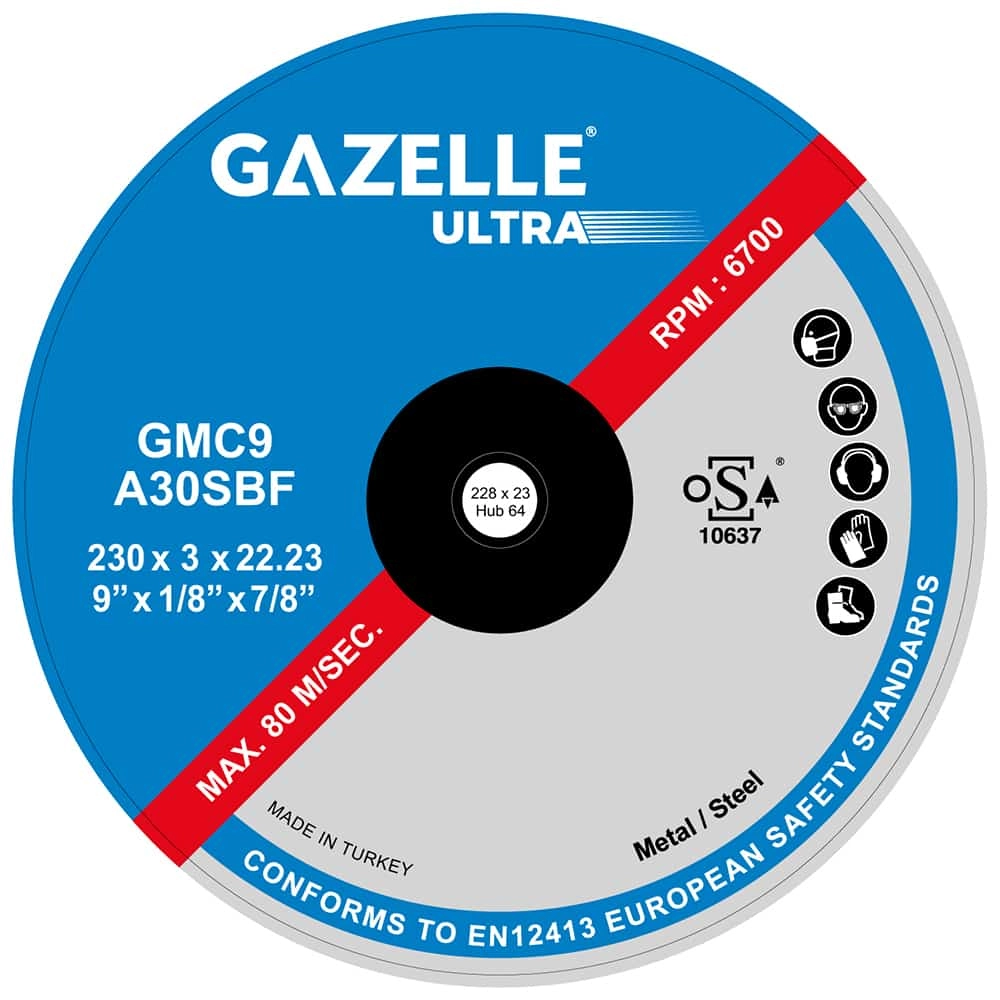 Gazelle Metal Cutting Discs GMC9-IND Thumbnail 0
