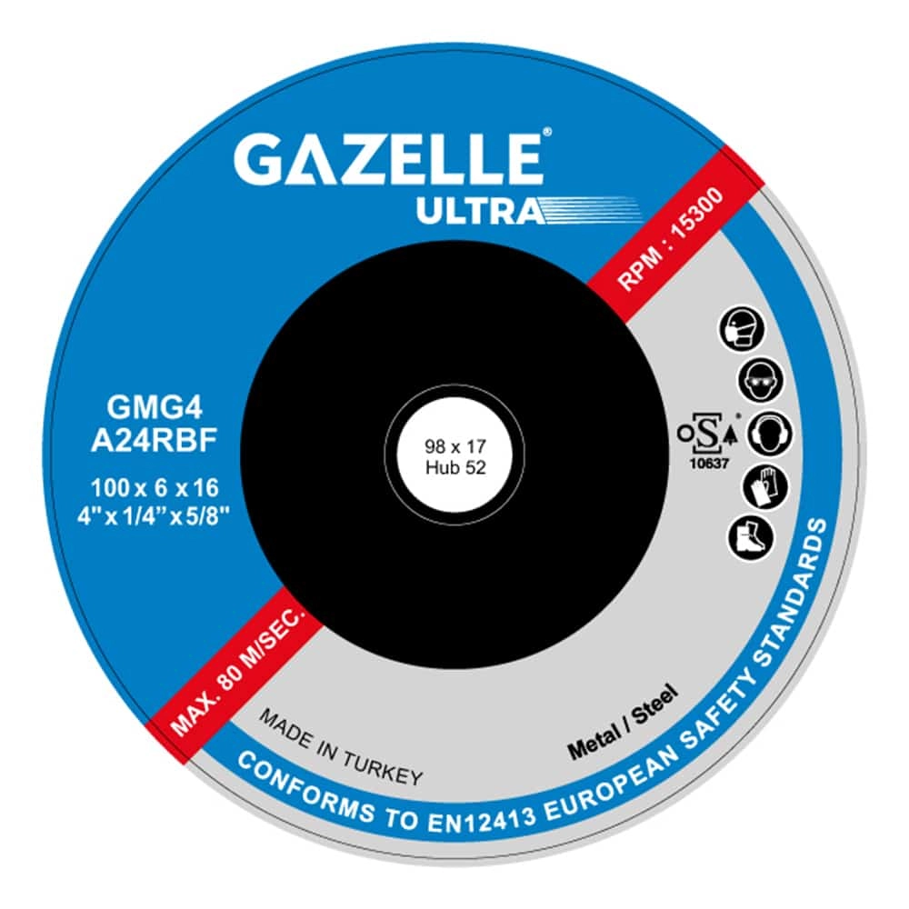 Gazelle Metal Grinding Discs GMG4-ULTRA Thumbnail 0