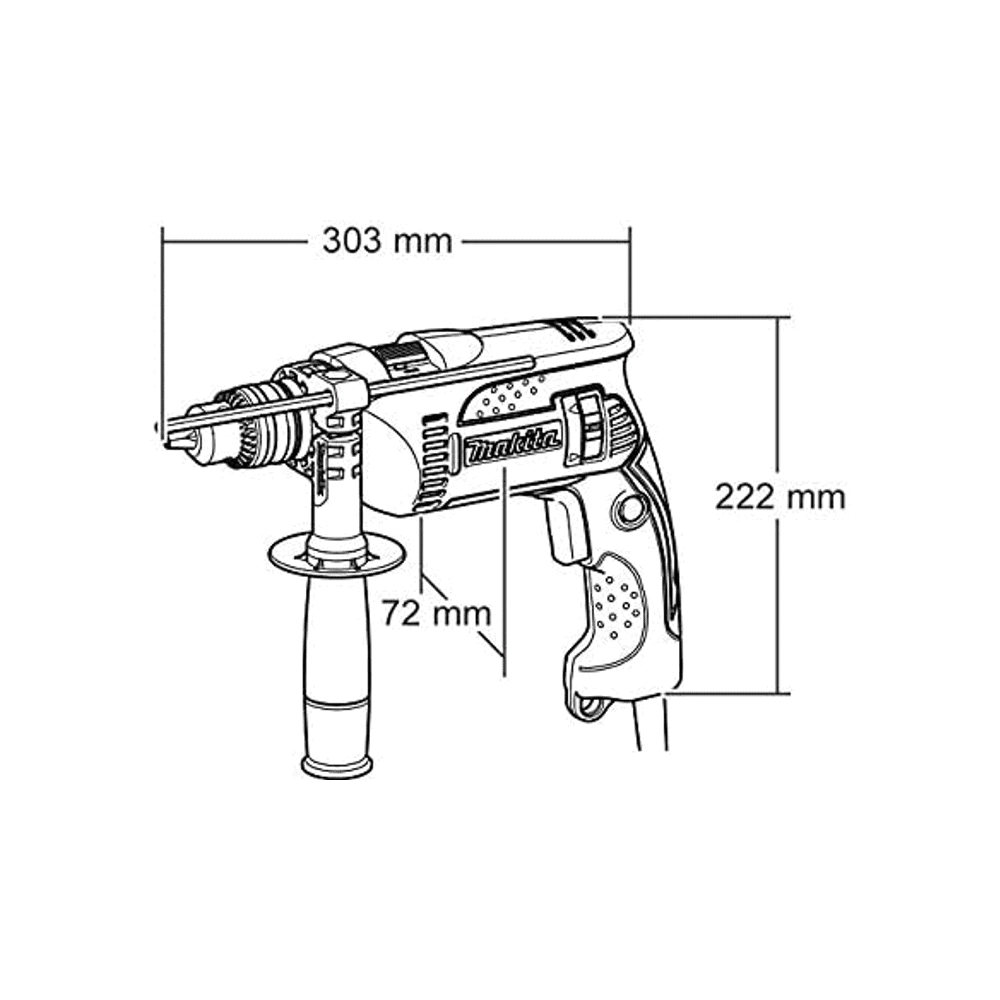 Makita Percussion Drills HP1640KX2 Thumbnail 1