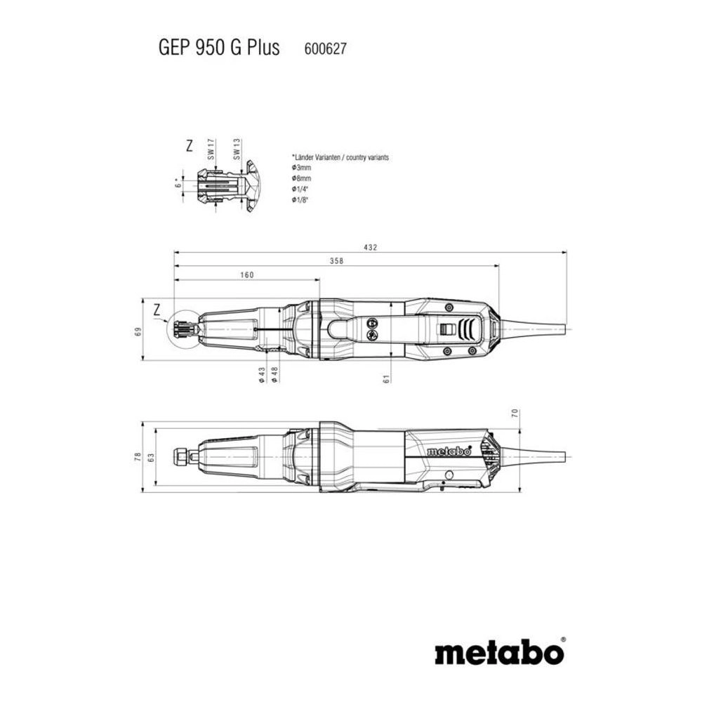 Metabo Die Grinders 600627390 Thumbnail 1