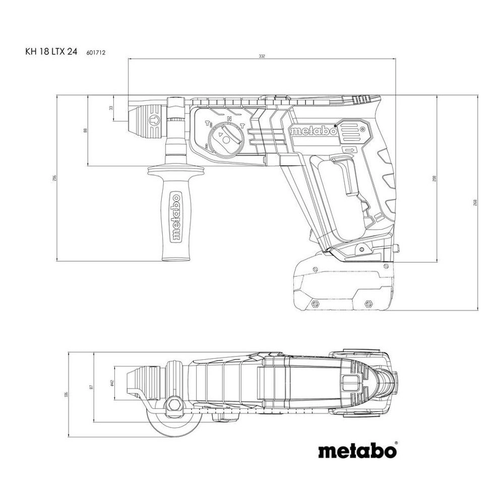 Metabo Rotary Hammers 601712510 Thumbnail 1