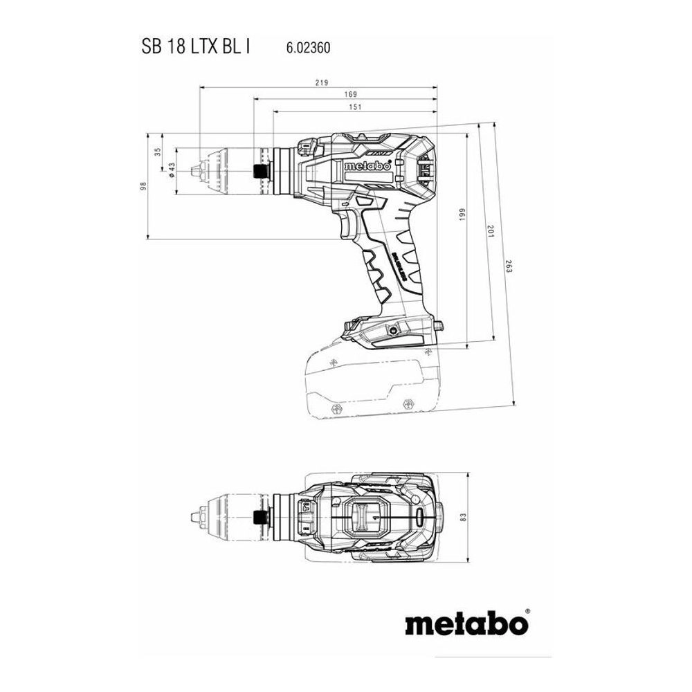Metabo Hammer Drills 602360650 Thumbnail 2