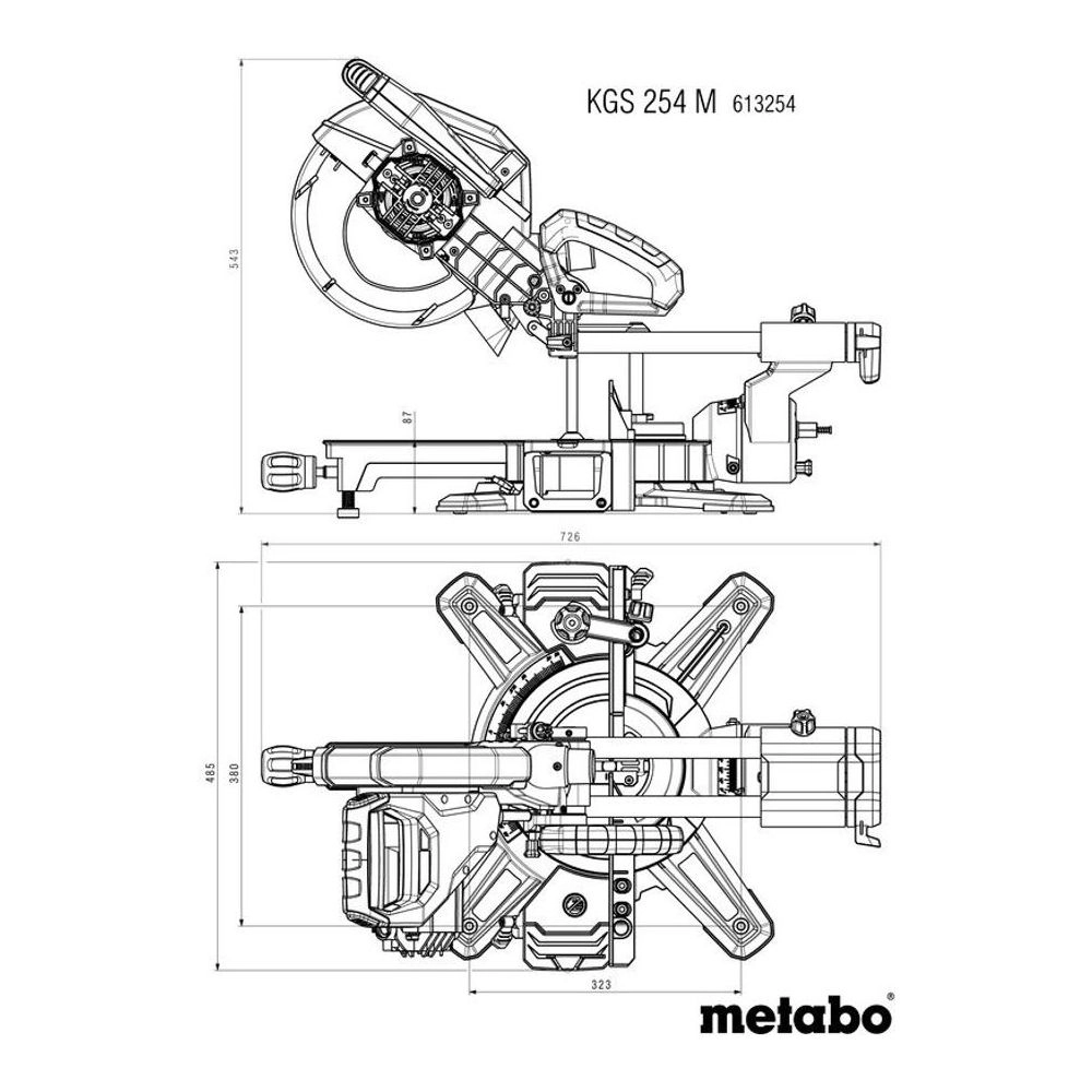 Metabo Mitre Saws 613254000 Thumbnail 8