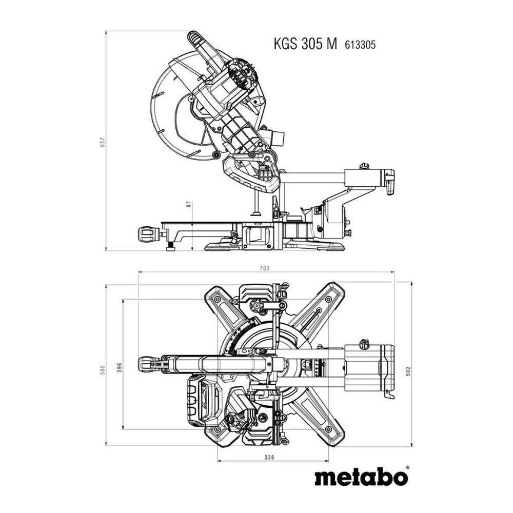 Metabo Mitre Saws 613305000 Thumbnail 4