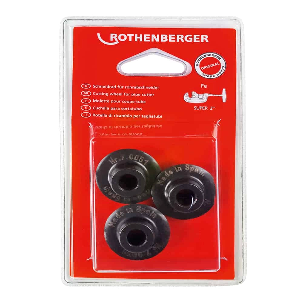 Rothenberger Pipe Cutter Wheels 7.0051D Thumbnail 0