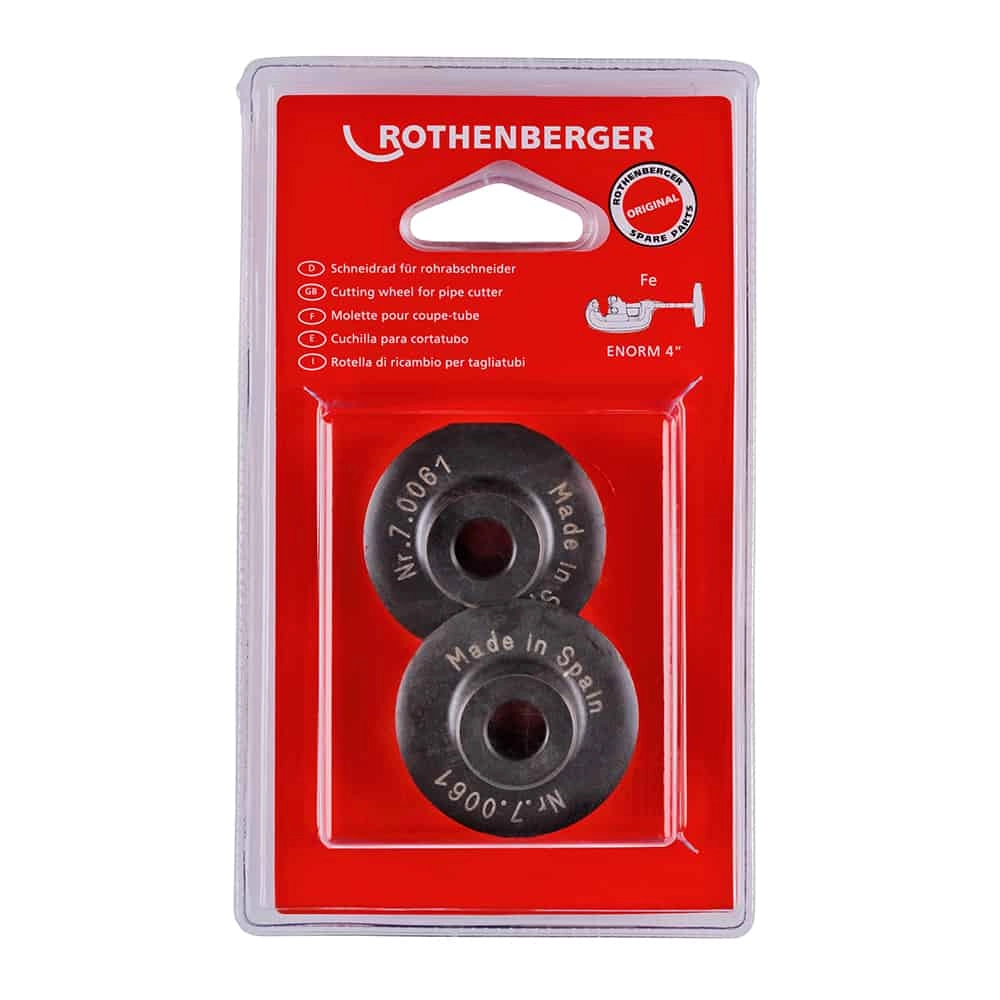 Rothenberger Pipe Cutter Wheels 7.0061D Thumbnail 0
