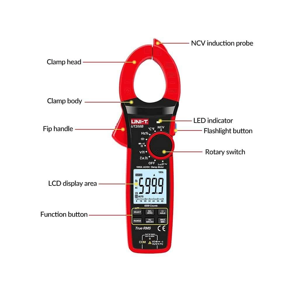 Uni-T Clamp Meters UT208B Thumbnail 7