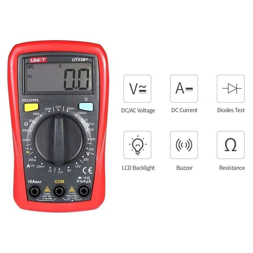 Uni-T Digital Multimeters UT33B+ Thumbnail 3